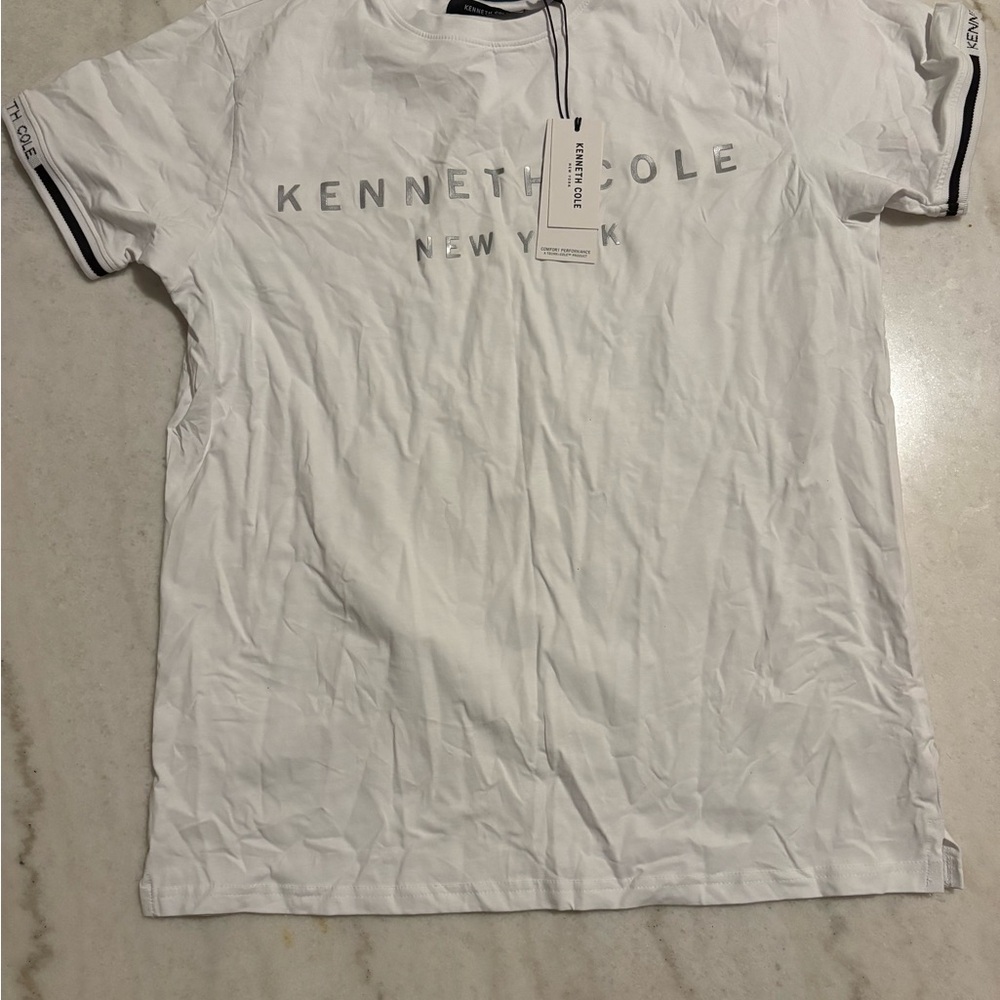 Kenneth Cole White Short Sleeve Tee